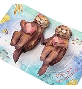 Thboxes Anniversary Card, Otter 3D Pop Up Anniversary Cards for Wife, Husband, Couple, Valentines...