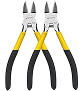 6.5" Wire Cutters, 2 Pack, BOOSDEN Wire Flush Cutters,Precision Side Cutter,Spring Loaded Cutting...