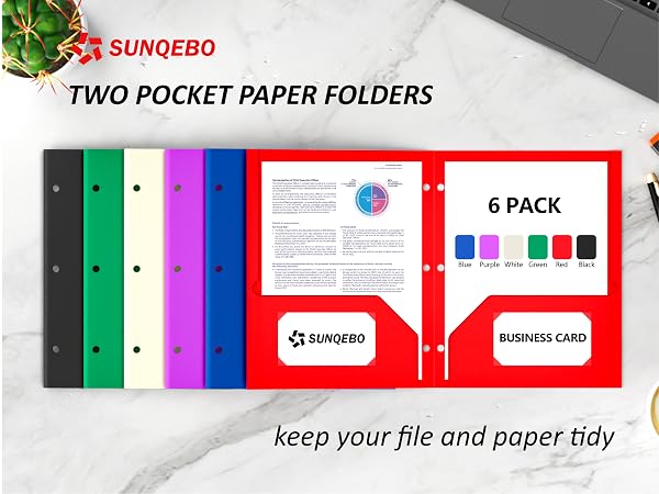 folders with pockets