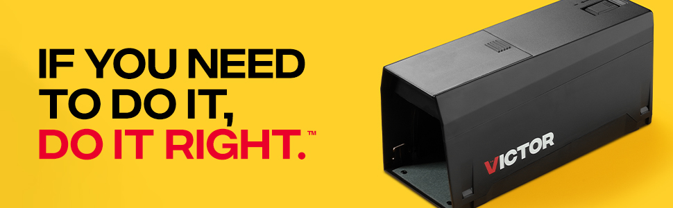 Victor Electronic Rat Trap: if you need to do it, do it right