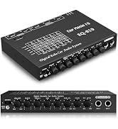 Suacopzar EQ-819 Car Audio Equalizer, Car Equalizer Car Audio Car EQ with Karaoke Funtion Mic Inp...