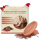 Natural Terracotta Pumice Stone for Feet – Handcrafted Foot Scrubber & Callus Remover with Gentle...