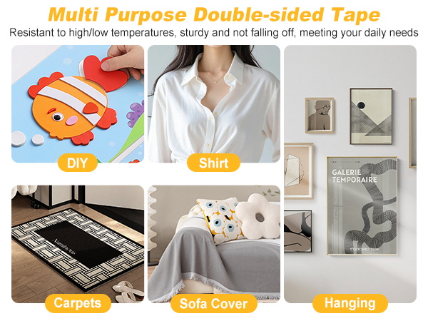 double sided fabric tape heavy duty