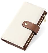 GAEKEAO Wallet Women RFID Blocking Vegan Leather Trifold Card Holder Ladies Large Capacity Clutch...