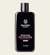 Black Wolf Thickening & Volumizing Hair Shampoo for Men - Strengthening Hair Care Products for Vo...