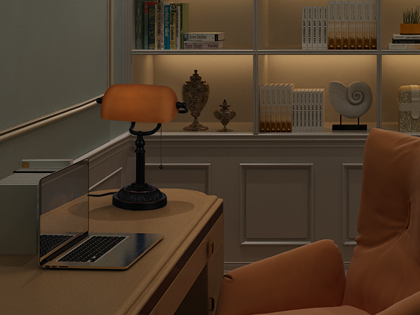 TORCHSTAR Bankers Desk Lamp