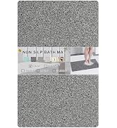 Nonslip Bathtub Mat, Anti Slip Bath Mat 0.6" Extra Thick, Quick Dry Bath Tub Anti Slip Shower Mat...