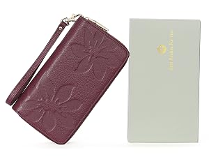 leather wallet women