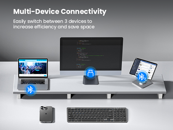 Multi Device for laptop, macbook, pc computer, ipad, tablet