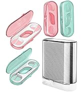 Holy Rose Dental Floss Picks Flosser Dispenser,Portable Floss Pick Case 4 Boxes with Floss Sticks...
