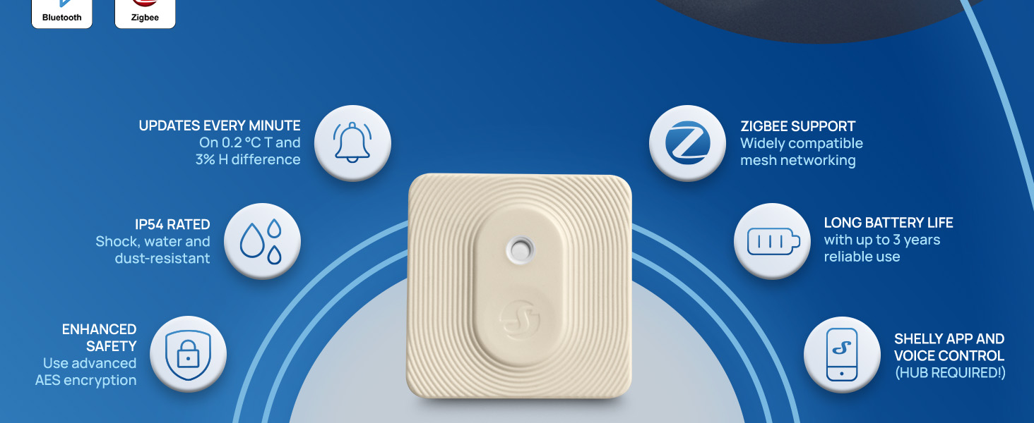 Shelly BLU H&T ZB Ivory Functionality