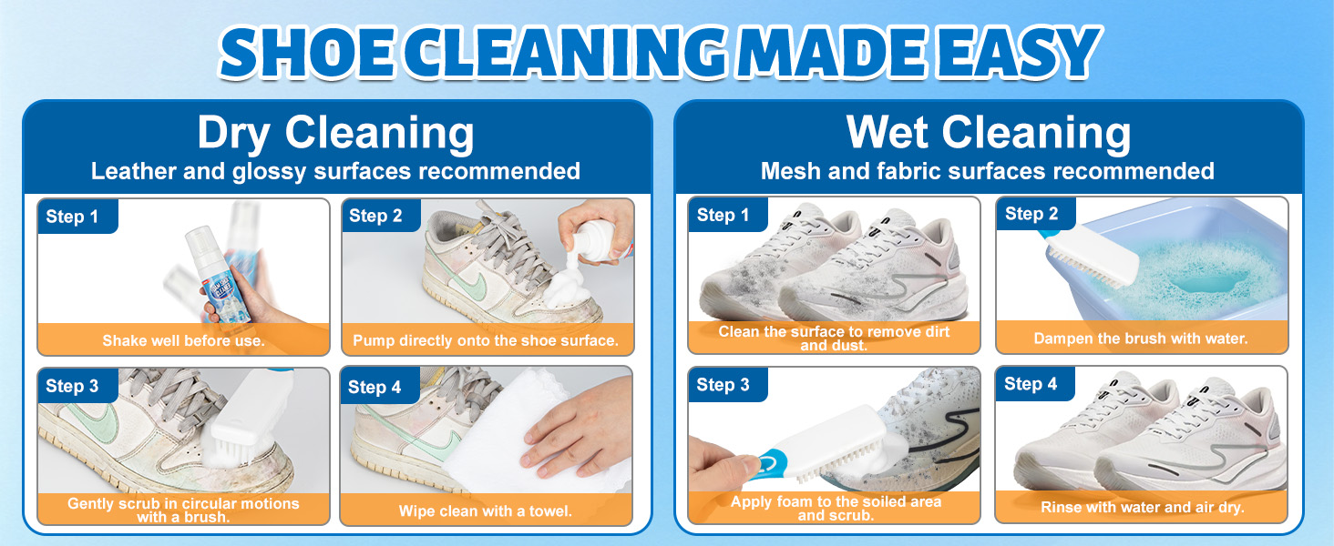 foam shoe cleaner 2p