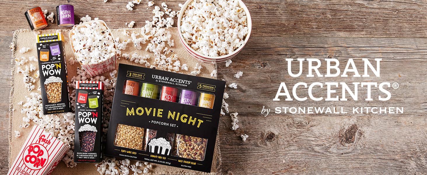 UA logo White popcorn