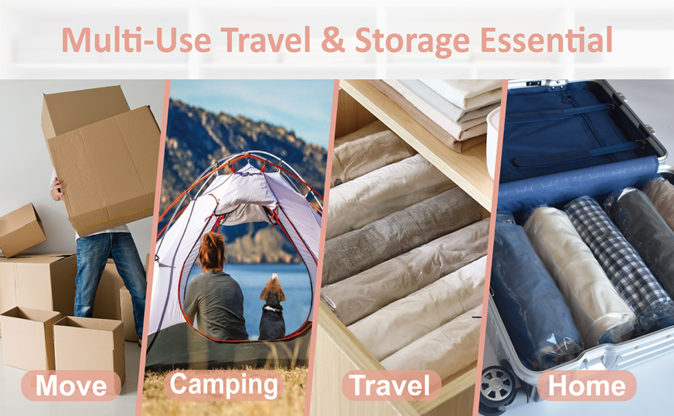 compression packing bags travel roll up bag