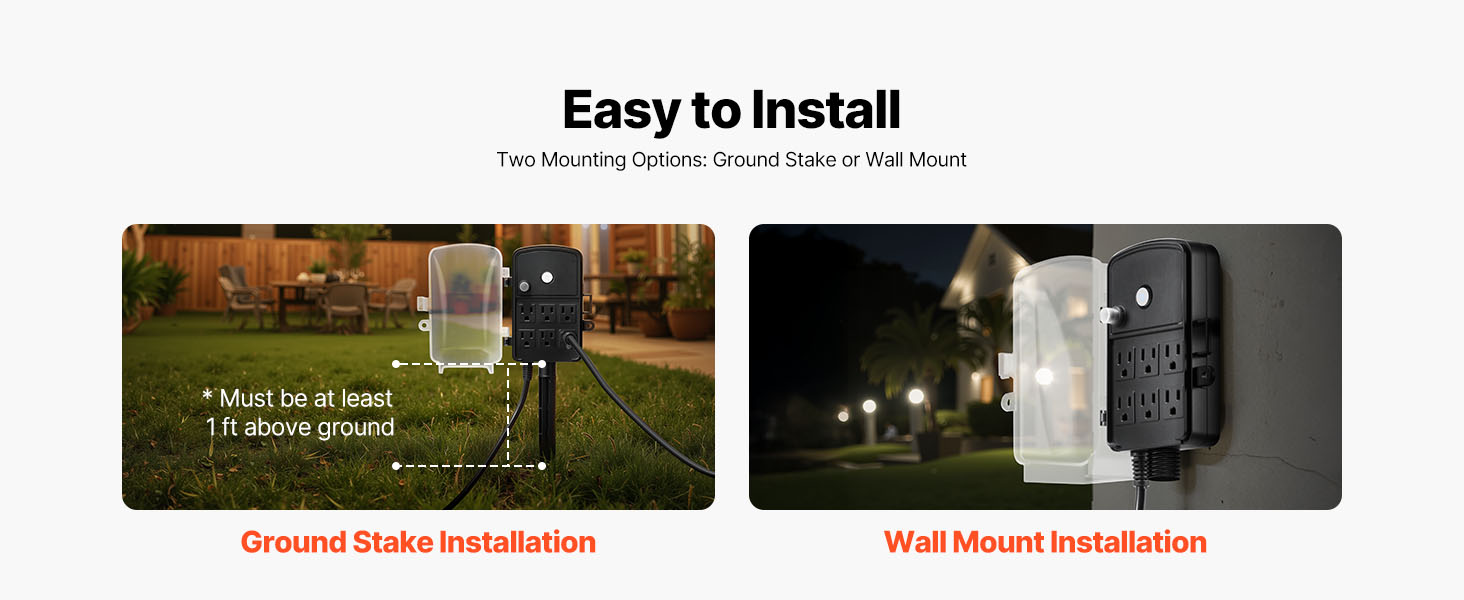 outdoor power strip weatherproof