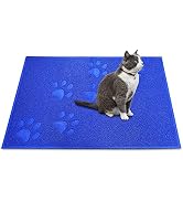 ANDALUS Premium Cat Litter Mat Pack of 1 - 100% Waterproof with Non-Slip Backing of Litter Box Ma...