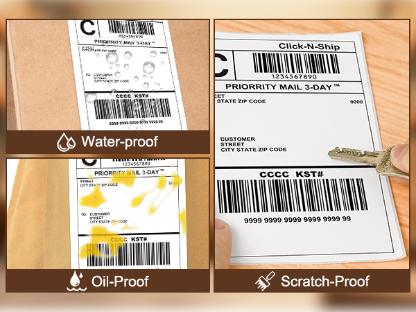 water-proof oil-proof scratch-proof