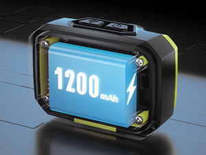 1200mAh Battery Capacity