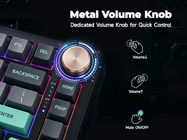 Metal Volume Knob