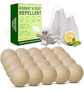 GRLEP Mouse Repellent Balls 20 Packs, Peppermint Rodent Repellent Indoor Outdoor, Natural Mice Re...
