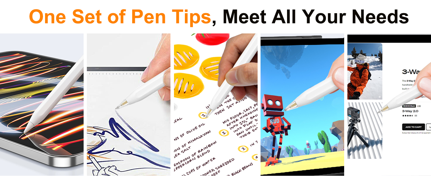 one set of pen tips, meet all your needs