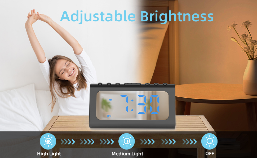 digital alarm clocks for bedrooms
