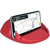Loncaster Car Phone Holder, Car Phone Mount Silicone Car Pad Mat for Various Dashboards, Slip Fre...
