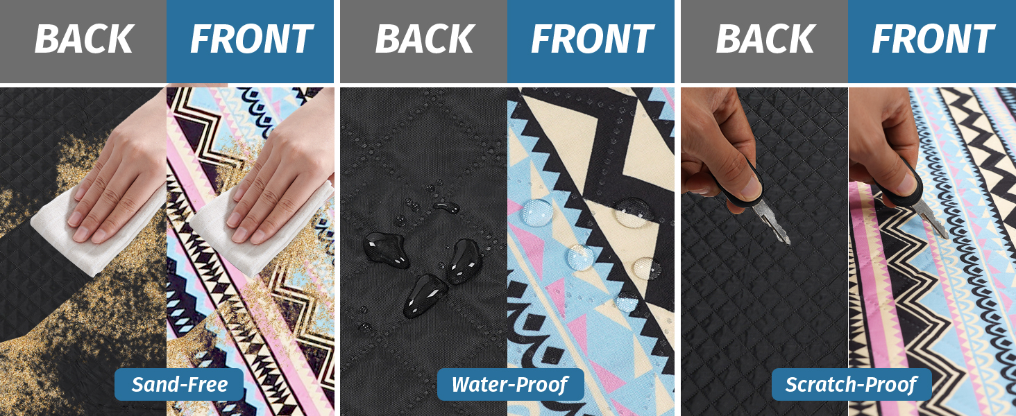waterproof picnic blankets for outdoors