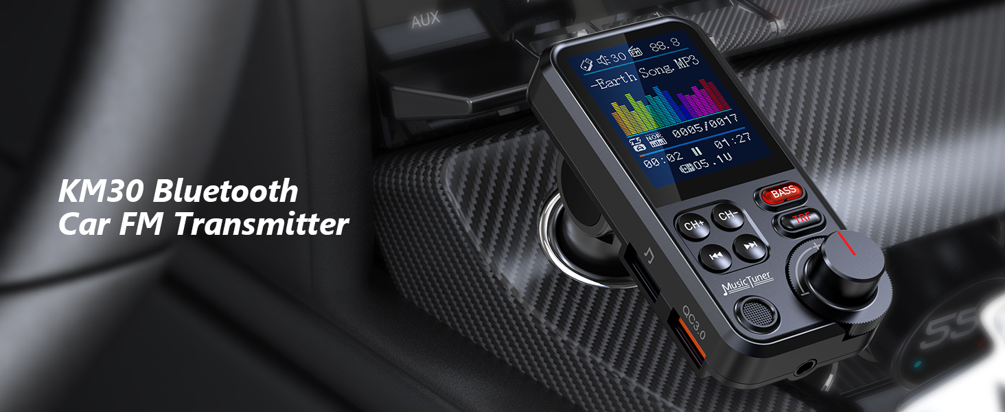 fm car audio bluetooth transmitter cassette adapter car usb charger multi port radio para carro