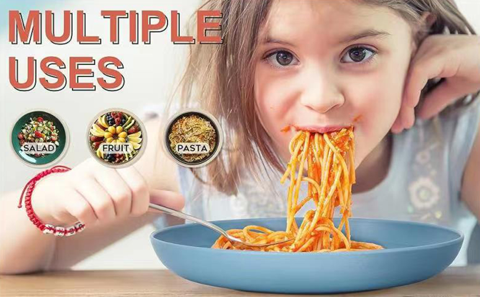 9 Inch Unbreakable Wheat Straw Plates