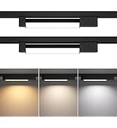 TuyuBEE 3 Color Linear H Track Lighting Heads H Type Track Light Heads Dimmable LED Track Lightin...