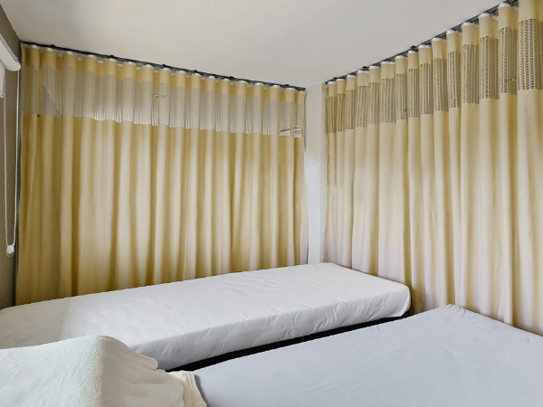 ceiling curtain track set