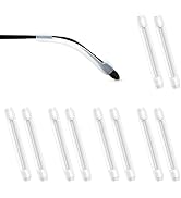 PTSLKHN Silicone Eyeglass Temple Tips Sleeve Retainer, 5Pairs of Anti-Slip Elastic Comfort Glasse...