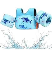 HeySplash Swim Vest for Kids, Toddler Pool Floaties Fit 20-50/70 Lbs, Children Swimming Vest with...
