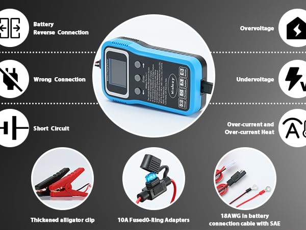 marine battery maintainer deep cycle battery maintainer AGM battery maintainer