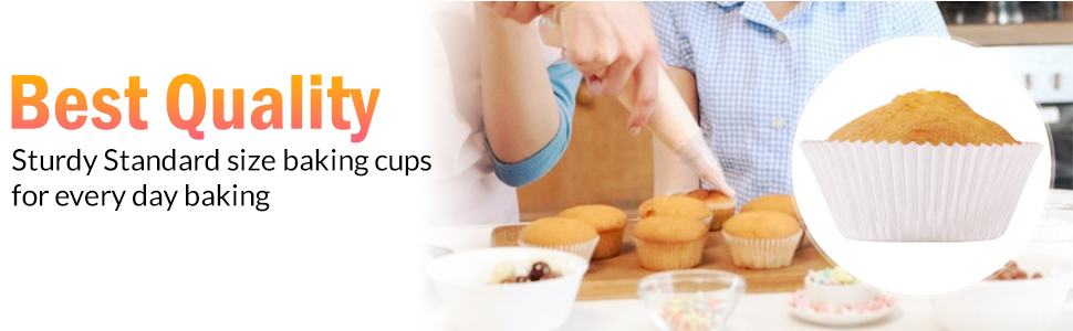 best quality cupcake paper in baking setting