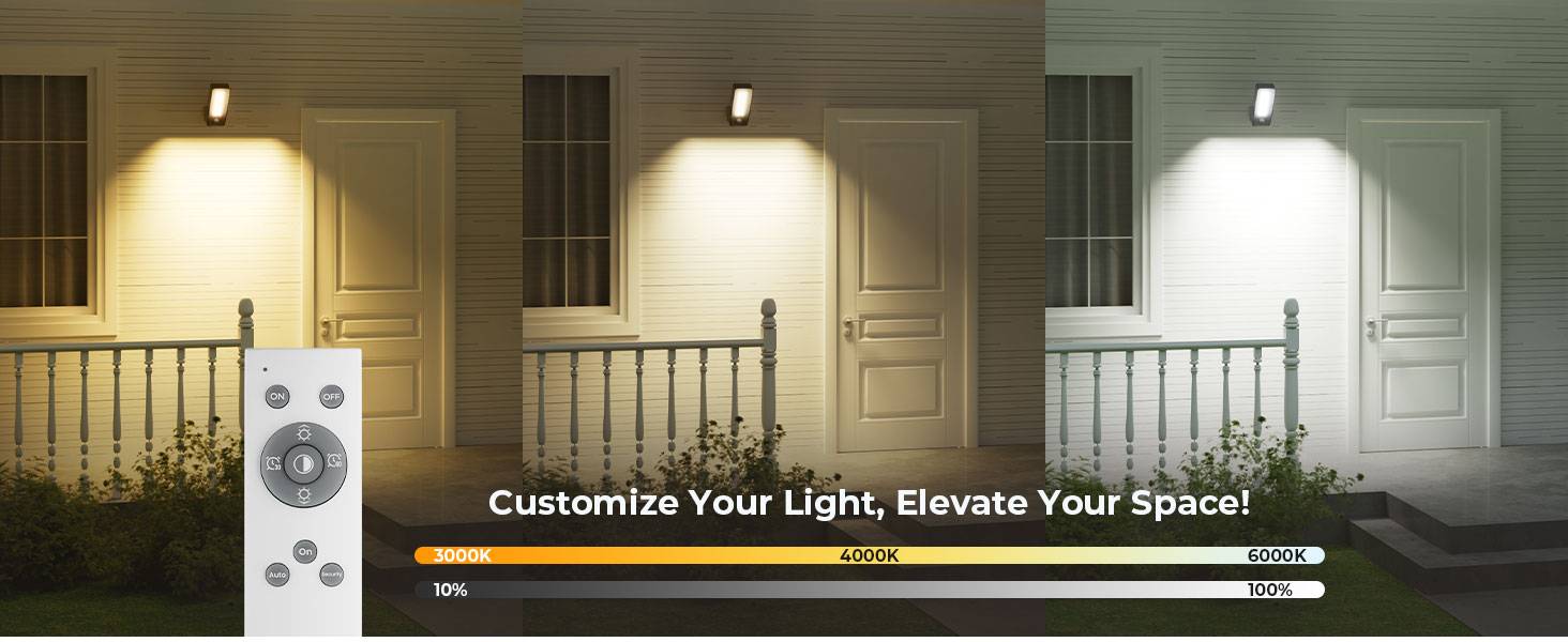 colors and brightness adjustable