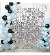 Silver Shimmer Backdrop Disco Backdrop Wedding Silver Shimmer Wall Backdrop Panels Christmas Glit...