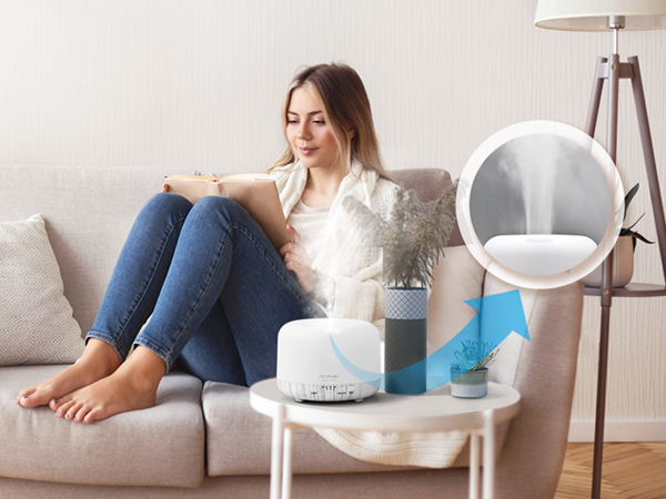 diffuser & humidifier with fine mist