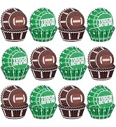 Football Party Supplies: 300-Count Football Cupcake Liners & Wrappers - Game Day, Birthday, and T...