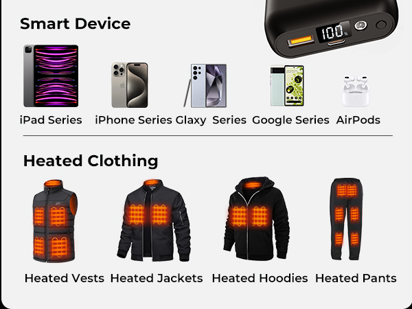 heated vest battery pack