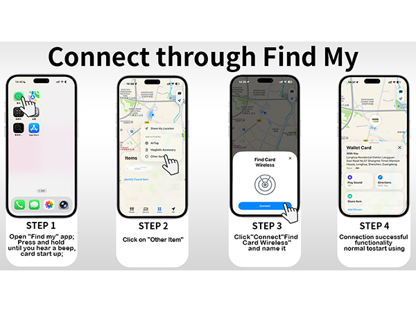 Connect through Find My app