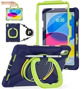 BATYUE Case for iPad (A16) 11th/10th Gen 11''/10.9'' 2025/2022 - Heavy Duty Shockproof Cover with...