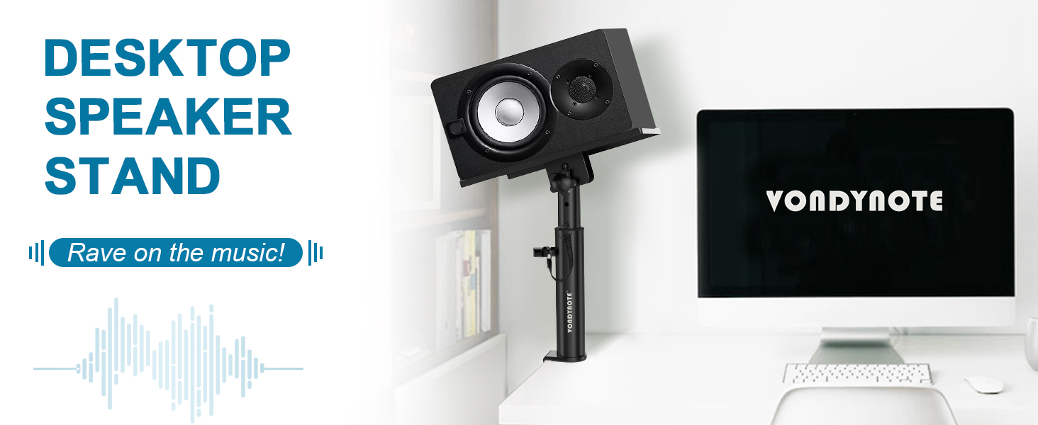desk speaker stand
