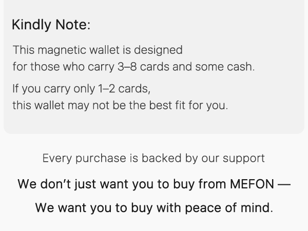 MEFON for MagSafe Wallet B4.4