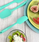 Elihome 3 pieces non stick heat resistant cooking baking scraper spatula