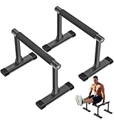 Kipika Parallettes Bars, Push Up Bars & Dip Bar with Comfort Thick Handles, Rock-Free Fitness Equ...