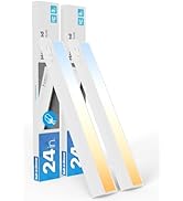 Hardwired Under Cabinet Lighting, 24 Inch 14W LED Under Cabinet Lights, Linkable up to 20 Units v...