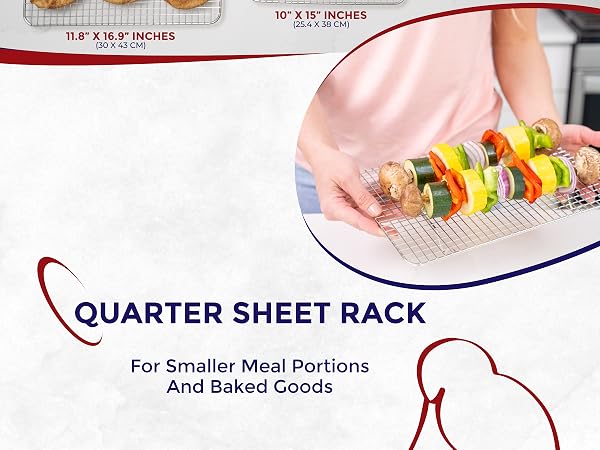 baking rack for oven cooking, baking steel, baking pans for oven, stainless steel, oven rack