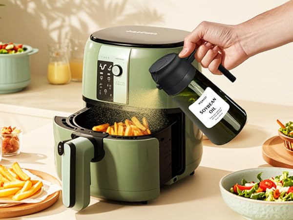 Oil Sprayer for Cooking,Food-grade Oil Mister for Air Fryer, Salad, Frying, BBQ